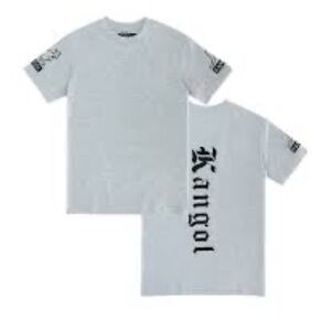 Kangol Men’s Gray Short Sleeve Tee size L 100% cotton